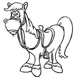 Coloring page: Horse (Animals) #2306 - Free Printable Coloring Pages