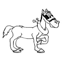 Coloring page: Horse (Animals) #2331 - Free Printable Coloring Pages