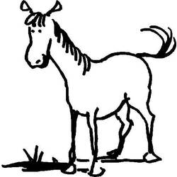 Coloring page: Horse (Animals) #2332 - Free Printable Coloring Pages