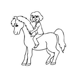 Coloring page: Horse (Animals) #2337 - Printable coloring pages