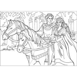 Coloring page: Horse (Animals) #2342 - Printable coloring pages