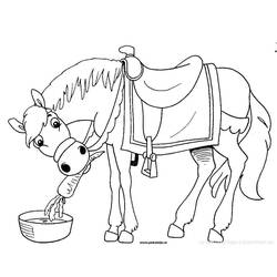 Coloring page: Horse (Animals) #2347 - Printable coloring pages