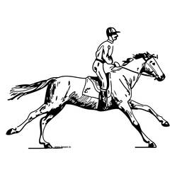Coloring page: Horse (Animals) #2360 - Free Printable Coloring Pages
