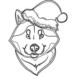 Husky (Animals) coloring page #189118 to print and color