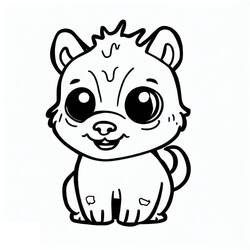 Hyena (Animals) coloring page #186919 to print and color