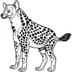 Hyena (Animals) coloring page #186923 to print and color