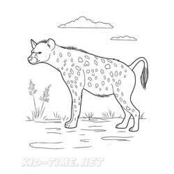 Hyena (Animals) coloring page #186932 to print and color