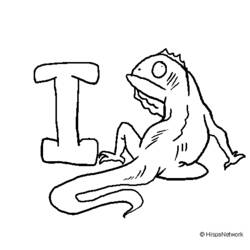 Coloring page: Iguana (Animals) #8916 - Printable coloring pages