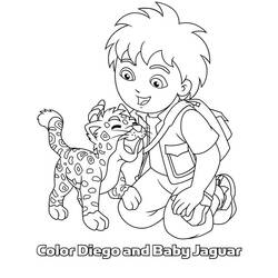 Coloring page: Jaguar (Animals) #9043 - Printable coloring pages