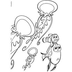 Coloring page: Jellyfish (Animals) #20445 - Free Printable Coloring Pages