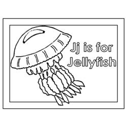 Coloring page: Jellyfish (Animals) #20561 - Free Printable Coloring Pages