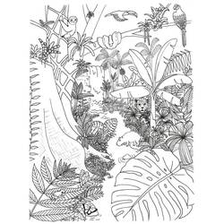 Jungle (Animals) coloring page #181015 to print and color