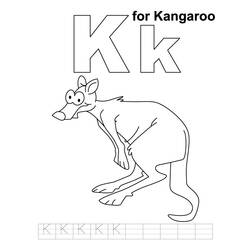 Coloring page: Kangaroo (Animals) #9268 - Free Printable Coloring Pages