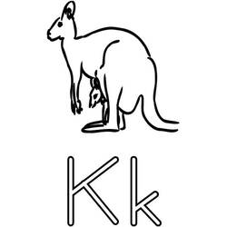 Coloring page: Kangaroo (Animals) #9274 - Free Printable Coloring Pages