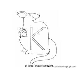 Coloring page: Kangaroo (Animals) #9288 - Free Printable Coloring Pages