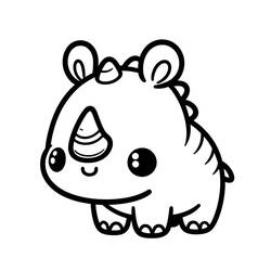 Coloring page: Kawaii Animals (Animals) #209245 - Free Printable Coloring Pages