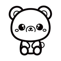 Coloring page: Kawaii Animals (Animals) #209255 - Free Printable Coloring Pages