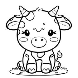 Coloring page: Kawaii Animals (Animals) #209268 - Free Printable Coloring Pages