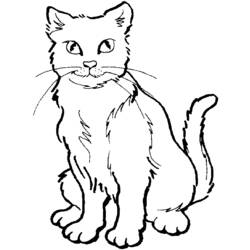 Coloring page: Kitten (Animals) #18056 - Free Printable Coloring Pages