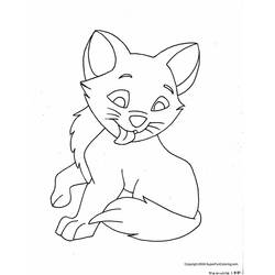 Coloring page: Kitten (Animals) #18057 - Free Printable Coloring Pages