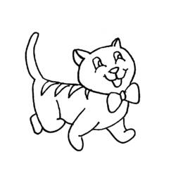 Coloring page: Kitten (Animals) #18103 - Free Printable Coloring Pages