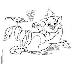 Coloring page: Kitten (Animals) #18117 - Free Printable Coloring Pages