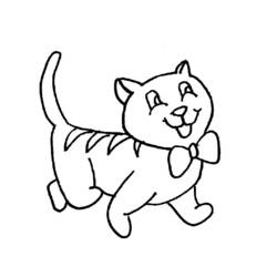 Coloring page: Kitten (Animals) #18119 - Free Printable Coloring Pages