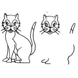 Coloring page: Kitten (Animals) #18121 - Free Printable Coloring Pages