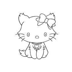 Coloring page: Kitten (Animals) #18158 - Printable coloring pages