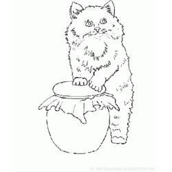 Coloring page: Kitten (Animals) #18172 - Free Printable Coloring Pages