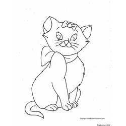 Coloring page: Kitten (Animals) #18185 - Free Printable Coloring Pages