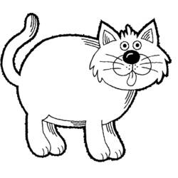 Coloring page: Kitten (Animals) #18192 - Free Printable Coloring Pages