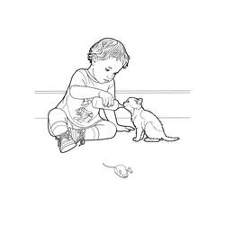 Coloring page: Kitten (Animals) #18209 - Free Printable Coloring Pages