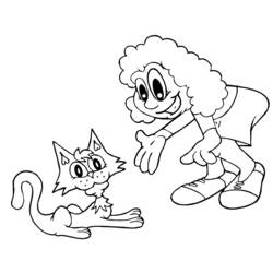 Coloring page: Kitten (Animals) #18219 - Free Printable Coloring Pages