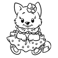 Kitten (Animals) coloring page #215364 to print and color