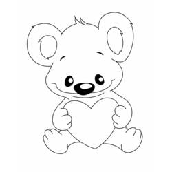Coloring page: Koala (Animals) #9321 - Free Printable Coloring Pages