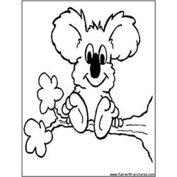Coloring page: Koala (Animals) #9348 - Free Printable Coloring Pages