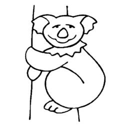 Coloring page: Koala (Animals) #9351 - Free Printable Coloring Pages