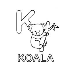 Coloring page: Koala (Animals) #9360 - Printable coloring pages