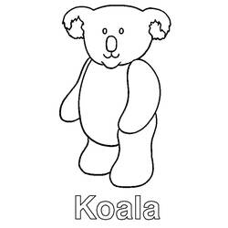Coloring page: Koala (Animals) #9367 - Free Printable Coloring Pages
