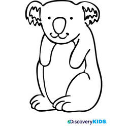 Coloring page: Koala (Animals) #9380 - Printable coloring pages
