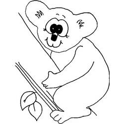 Coloring page: Koala (Animals) #9393 - Free Printable Coloring Pages