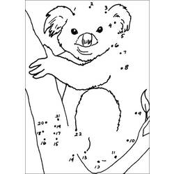 Coloring page: Koala (Animals) #9396 - Printable coloring pages