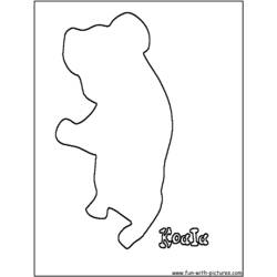 Coloring page: Koala (Animals) #9432 - Free Printable Coloring Pages