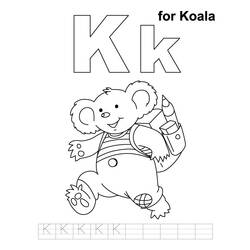 Coloring page: Koala (Animals) #9436 - Free Printable Coloring Pages