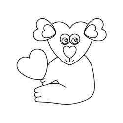 Coloring page: Koala (Animals) #9486 - Free Printable Coloring Pages
