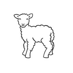 Lamb (Animals) coloring page #184272 to print and color