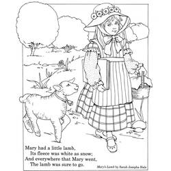 Coloring page: Lamb (Animals) #261 - Free Printable Coloring Pages