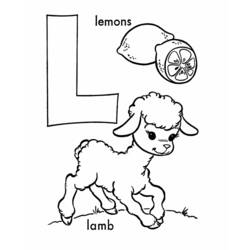 Coloring page: Lamb (Animals) #267 - Free Printable Coloring Pages