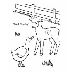 Coloring page: Lamb (Animals) #273 - Printable coloring pages